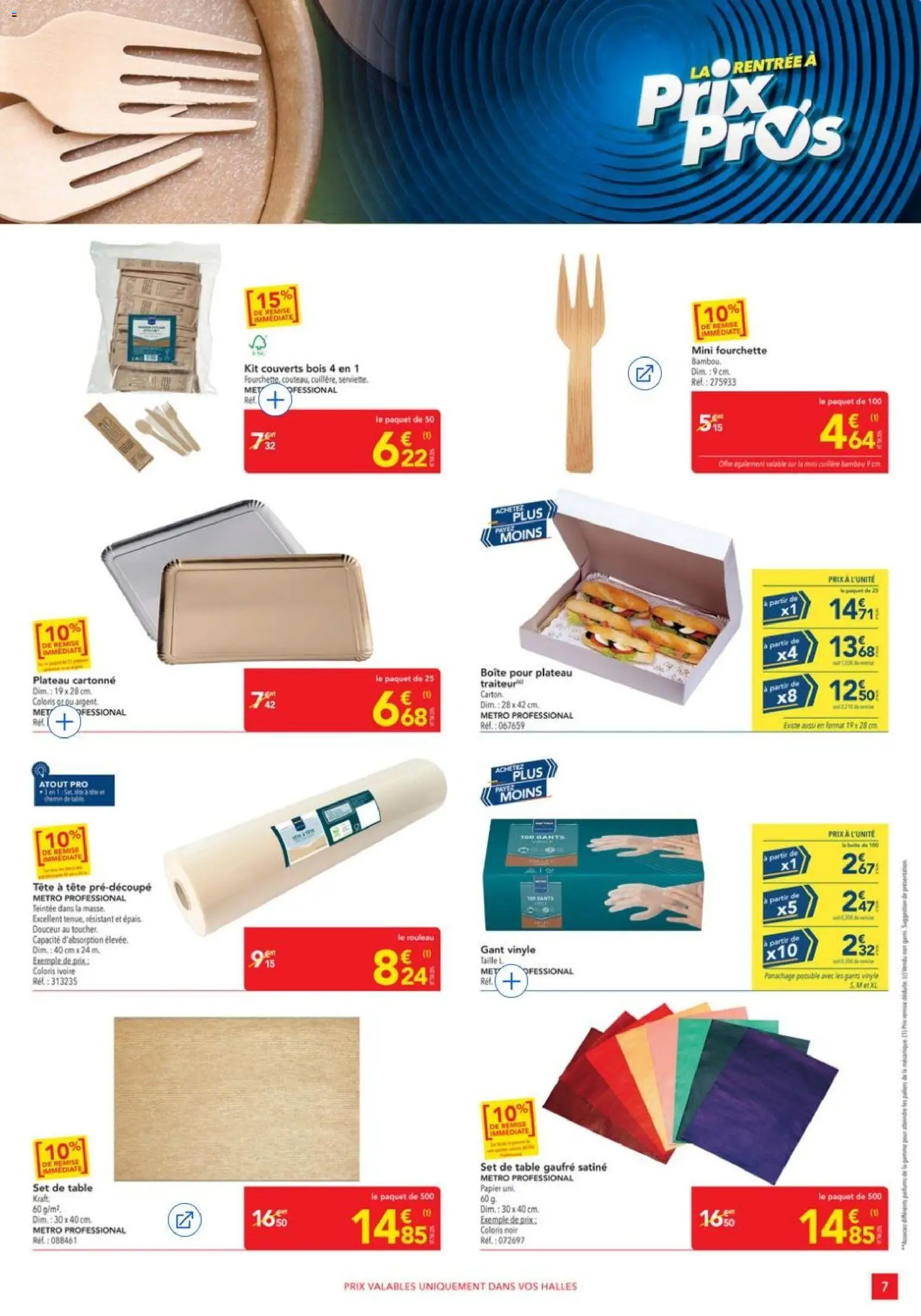 {H1} | Page: 7 | Produits: Couverts, Parfums, Table, Masse