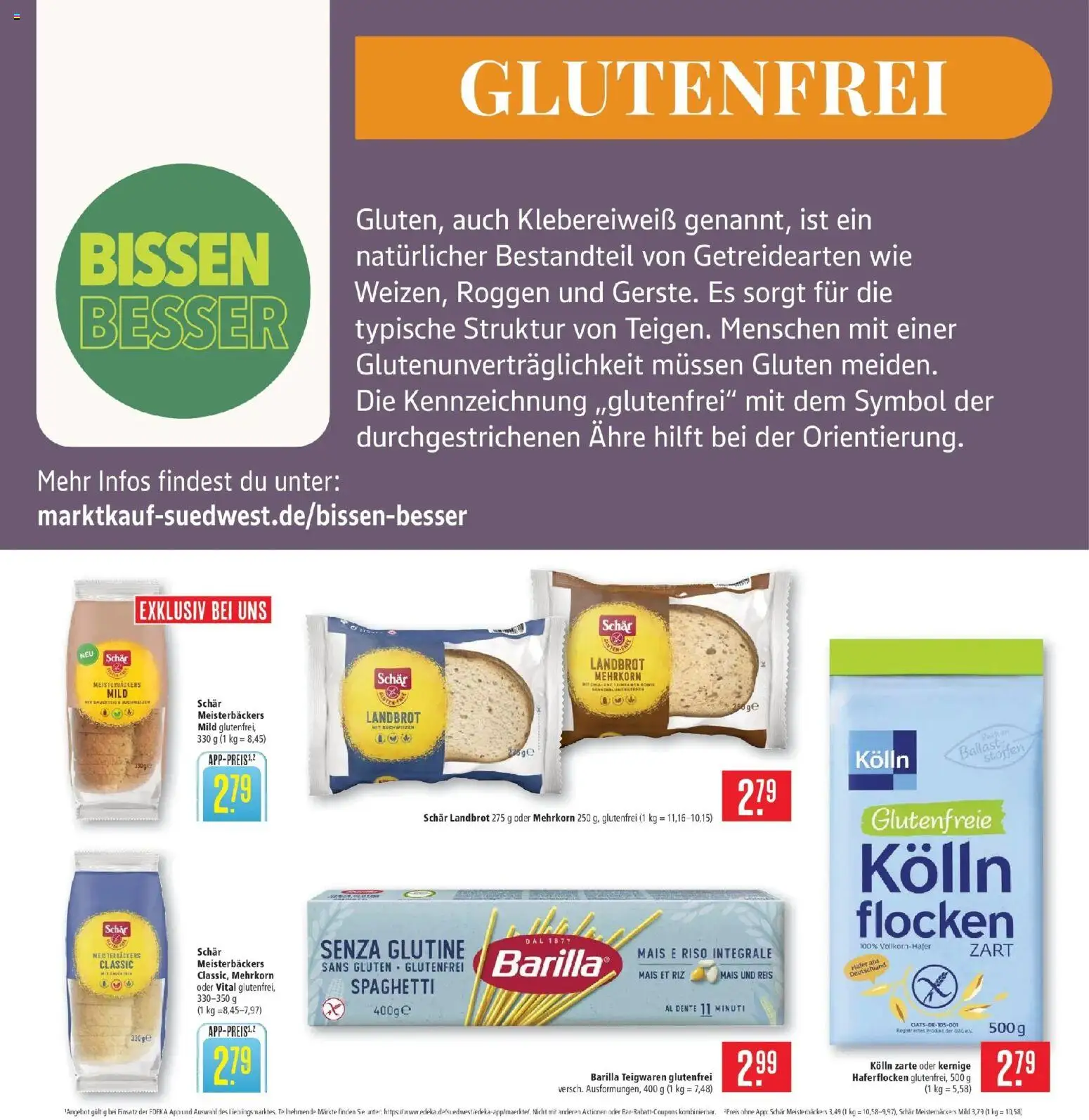 Marktkauf Prospekt Schorndorf (ab 12.10.2026) » Angebote online | Seite: 20 | Produkte: Barilla, Spaghetti, Reis, Flocken
