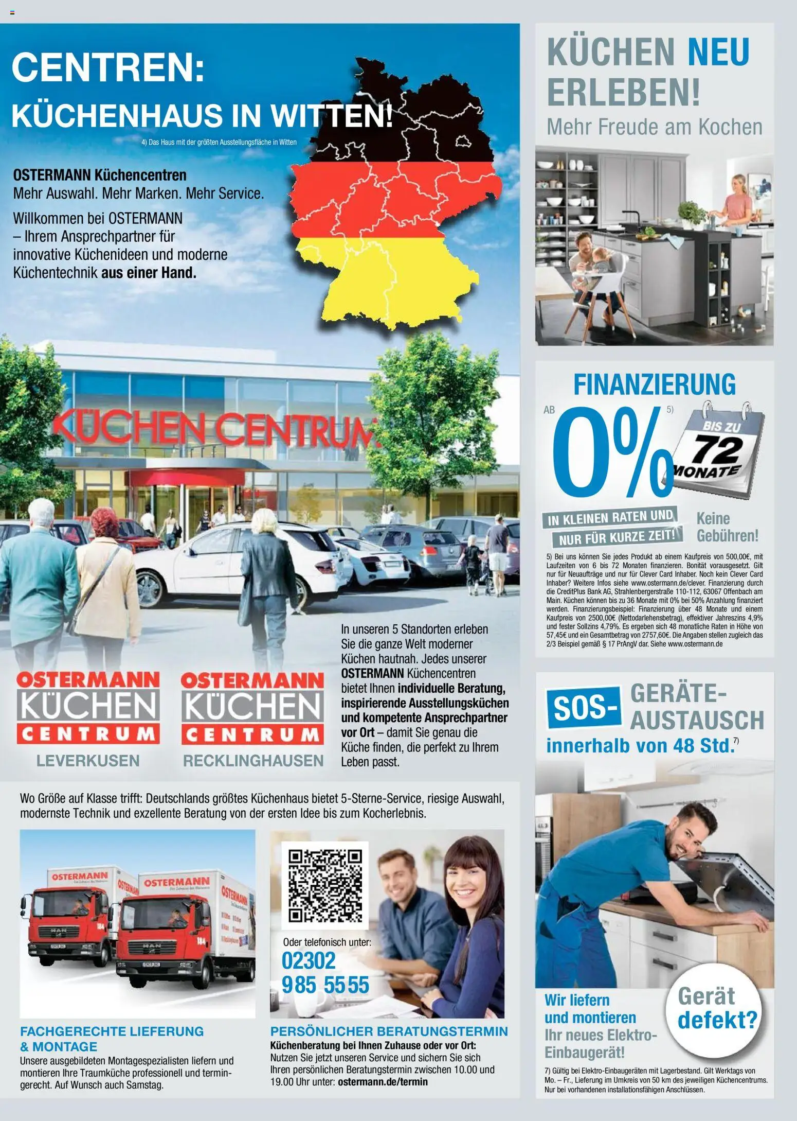 Ostermann Küchen neu erleben – gültig ab 07.05.2026 | Seite: 3 | Produkte: Küche, Kuchen, Uhr