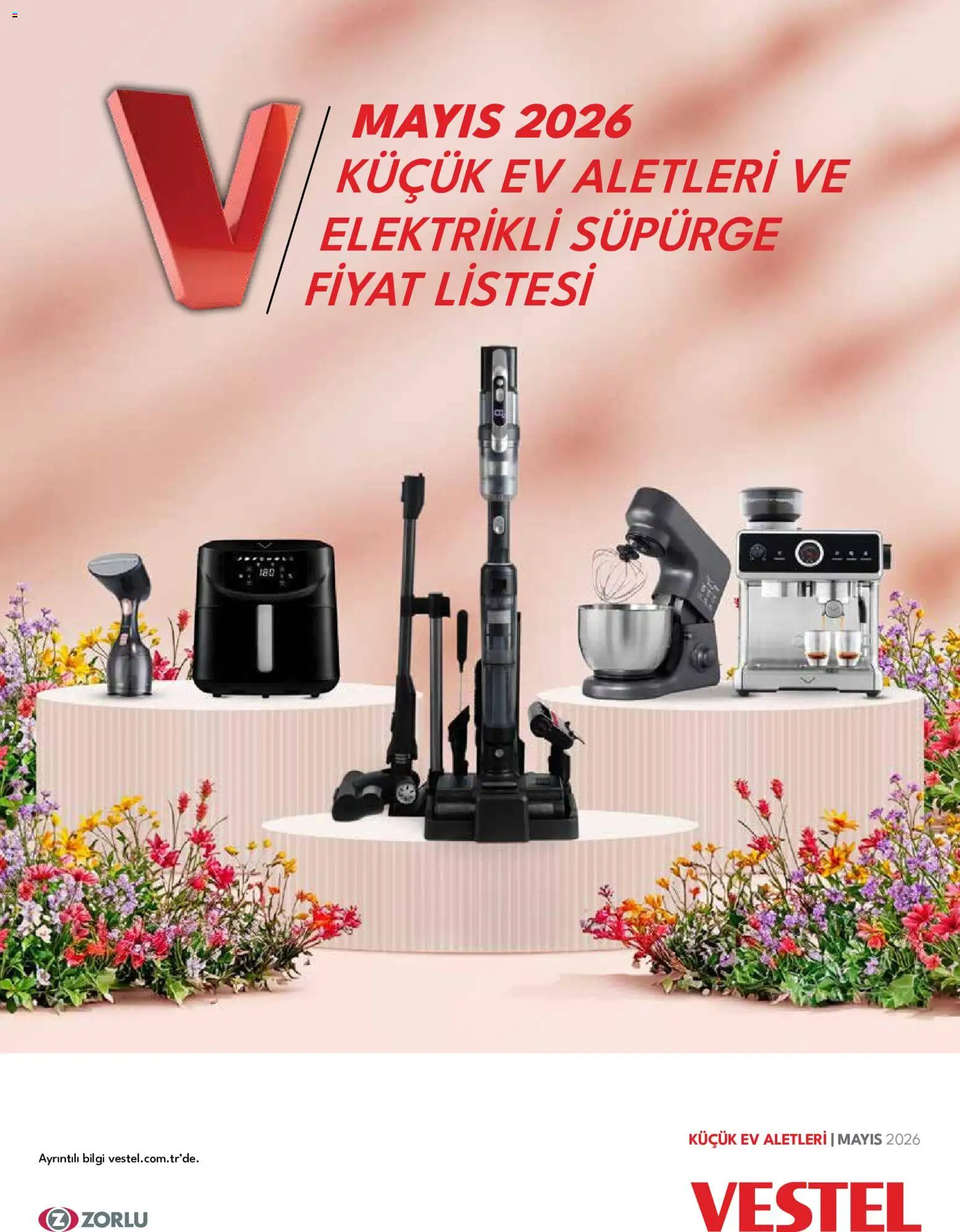 Vestel - Küçük Ev Aletleri - 01.05.2026 tarihinden itibaren geçerlidir | Sayfa: 1 | Ürünler: Elektrikli süpürge