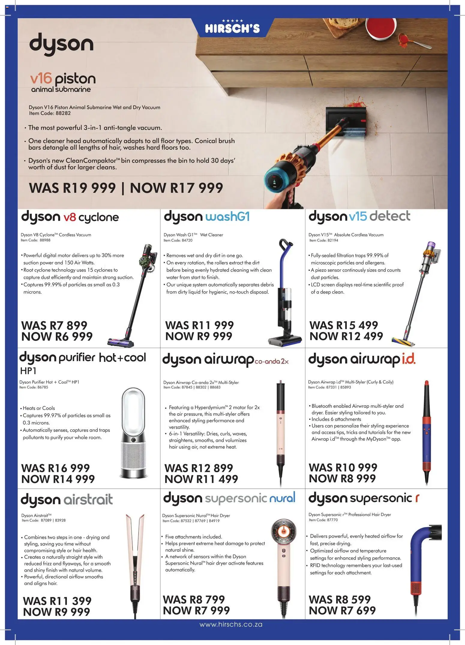New Hirsch's catalogue – valid from 23/06/2026 | Page: 33 | Products: Dryer, Hair dryer, Brush, Water