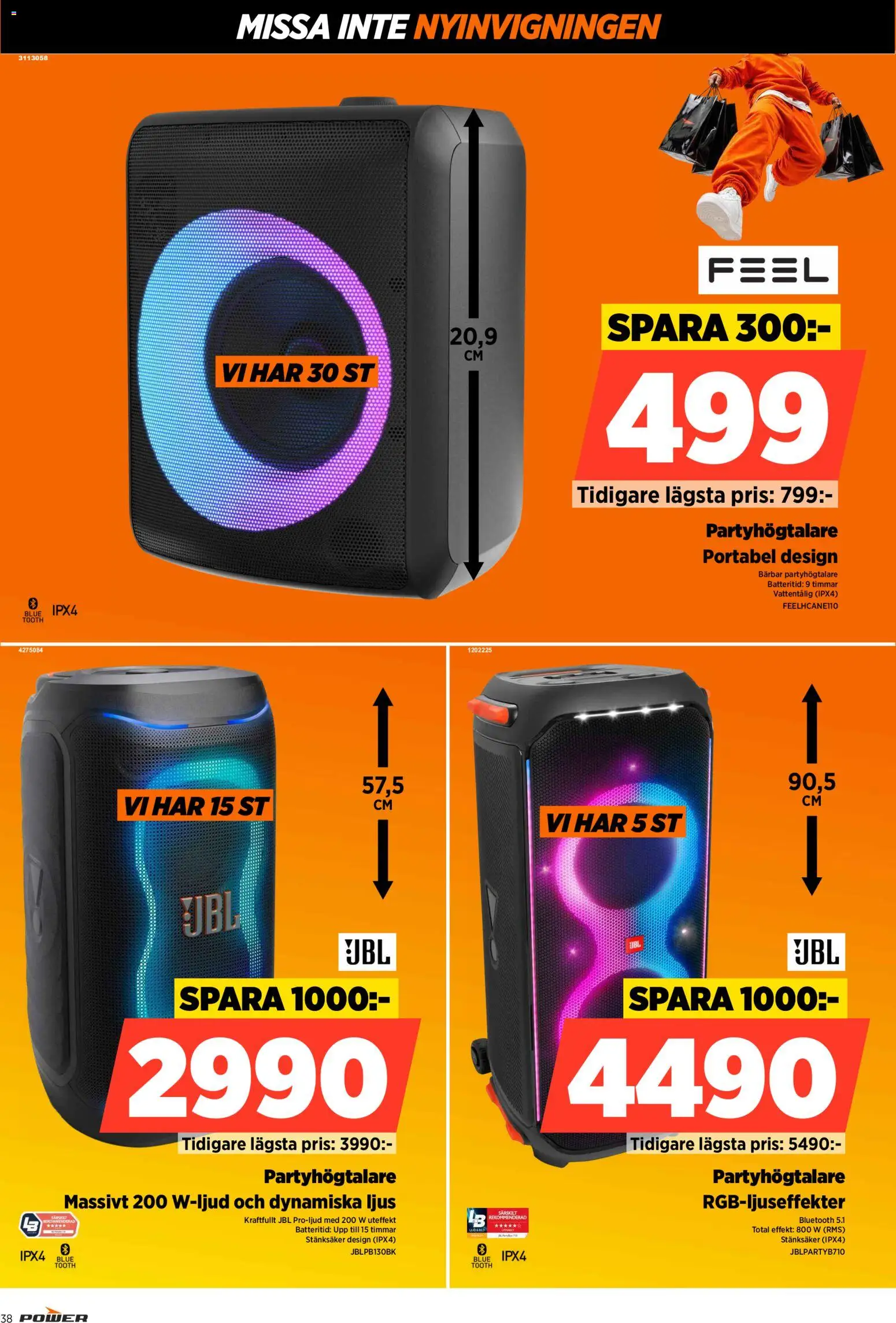 Power reklamblad aktuell från 15/10/2026 | Sida: 38 | Produkter: Ljus