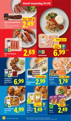 Maatjesharing met ui, Maatjesharing met ui 4 stuks - Voorbeeld van een folder van Lidl, geldig van 24-08-2026 | Pagina: 10 | Producten: Ui, Jalapeno, Varkenshaas, Kip