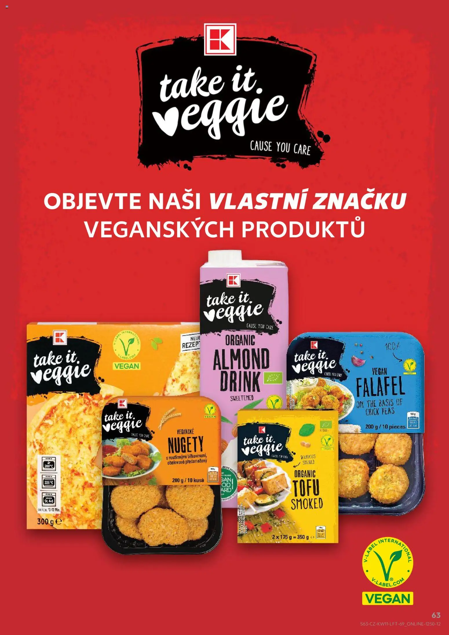 Kaufland leták od 11.03.2026 | Strana: 63 | Produkty: Veggie, Falafel, Tofu, Nugety