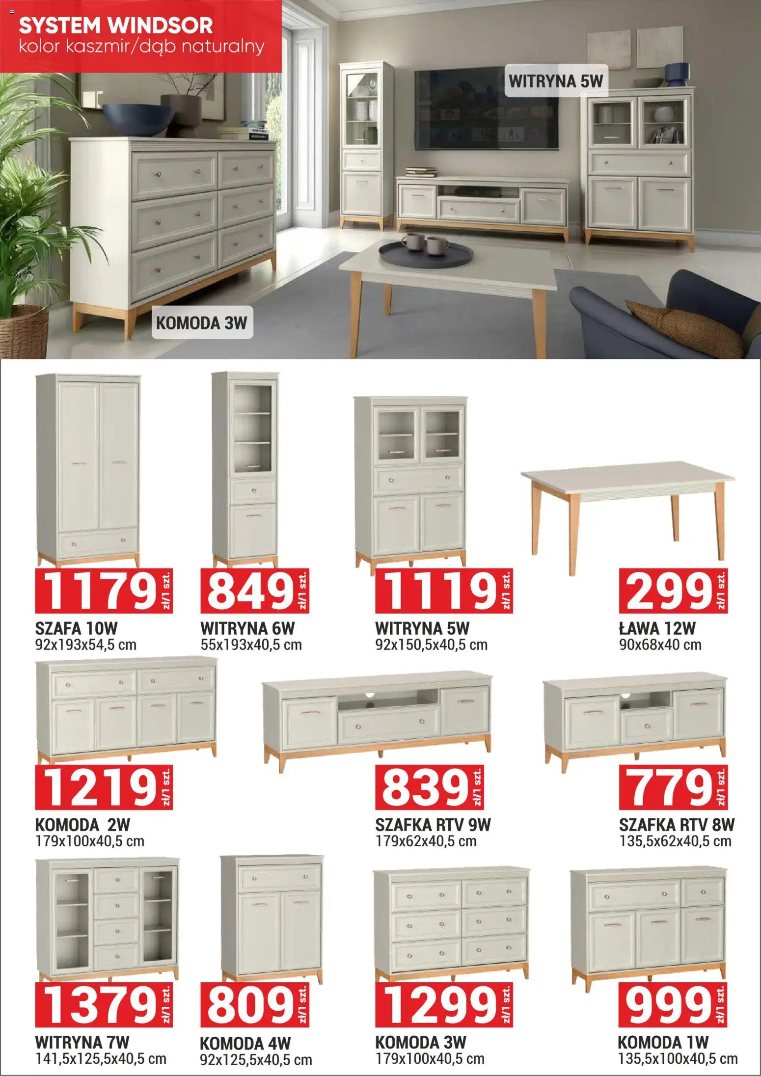 Merkury Market gazetka - Meble od 01.11.2026 | Strona: 12 | Produkty: Szafa, Komoda, szafka RTV, Witryna