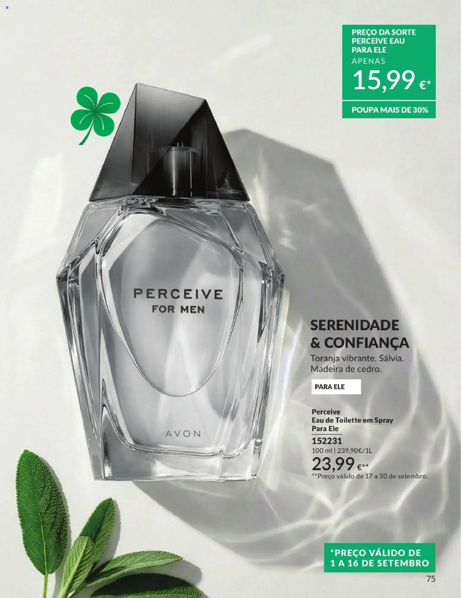 Catálogo Avon Campanha 9 │ válido de 01/09/2026 | Página: 75 | Produtos: Eau de toilette, Toranja
