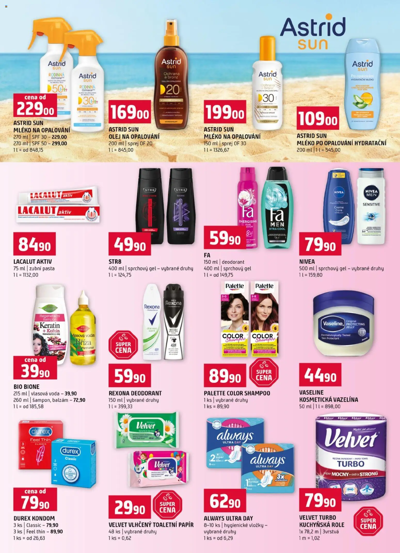 Terno leták od 13.05.2026 | Strana: 14 | Produkty: Olej na opalování, Olej, Velvet, Panthenol