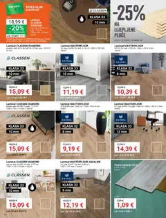 Pevex Katalog - Pregled kataloga iz trgovine Pevex, vrijedi od 24.09.2026 | Stranica: 24 | Proizvodi: Laminat
