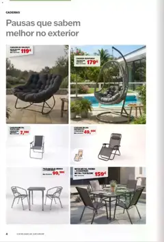Pré-visualização Maxmat folheto válido de 23.04.2026 | Página: 4 | Produtos: Cadeiras, Baloiço, Mesa, Cadeira