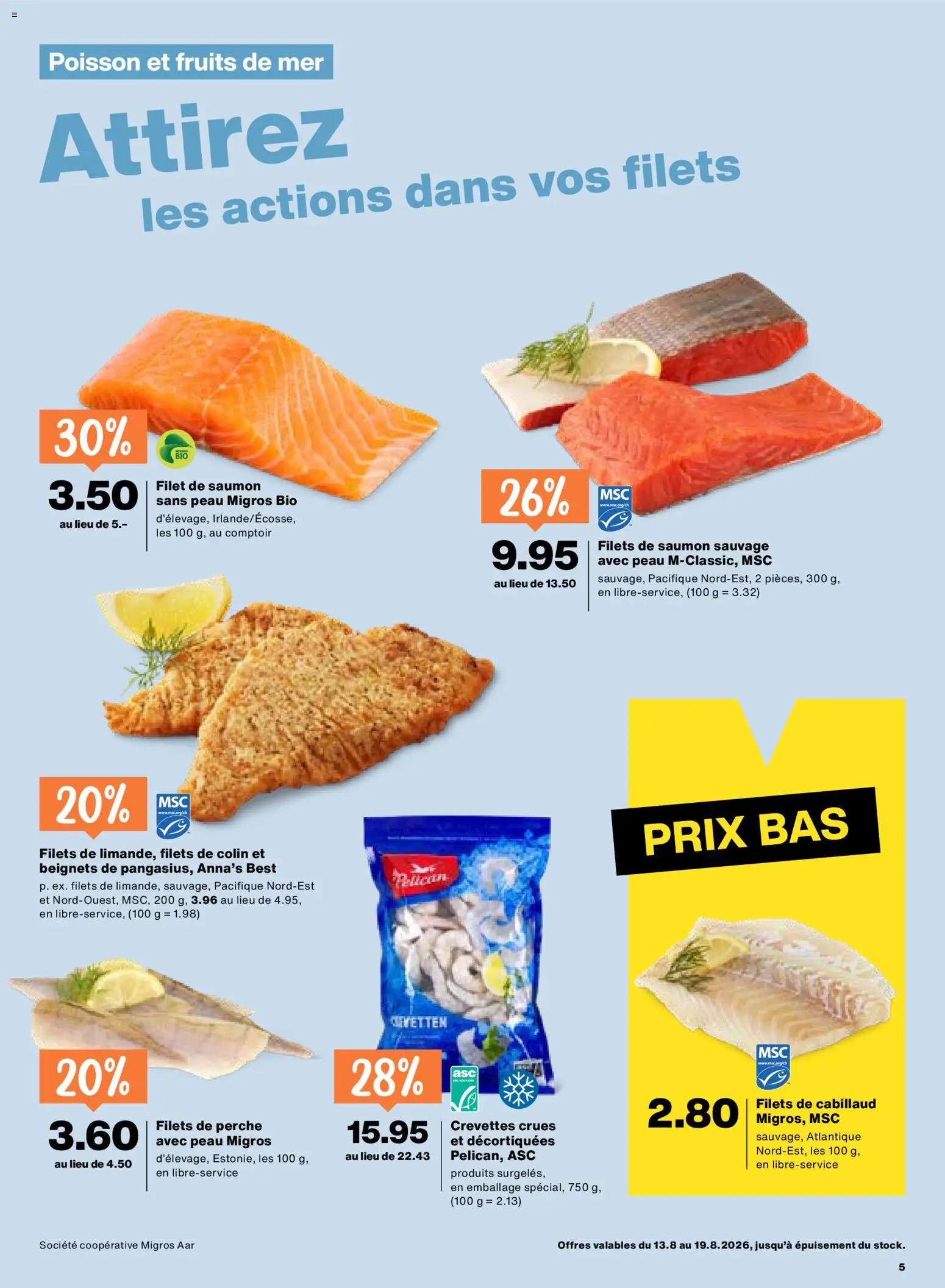 Migros aktionen FR – gültig ab 13.08.2026 | Seite: 5