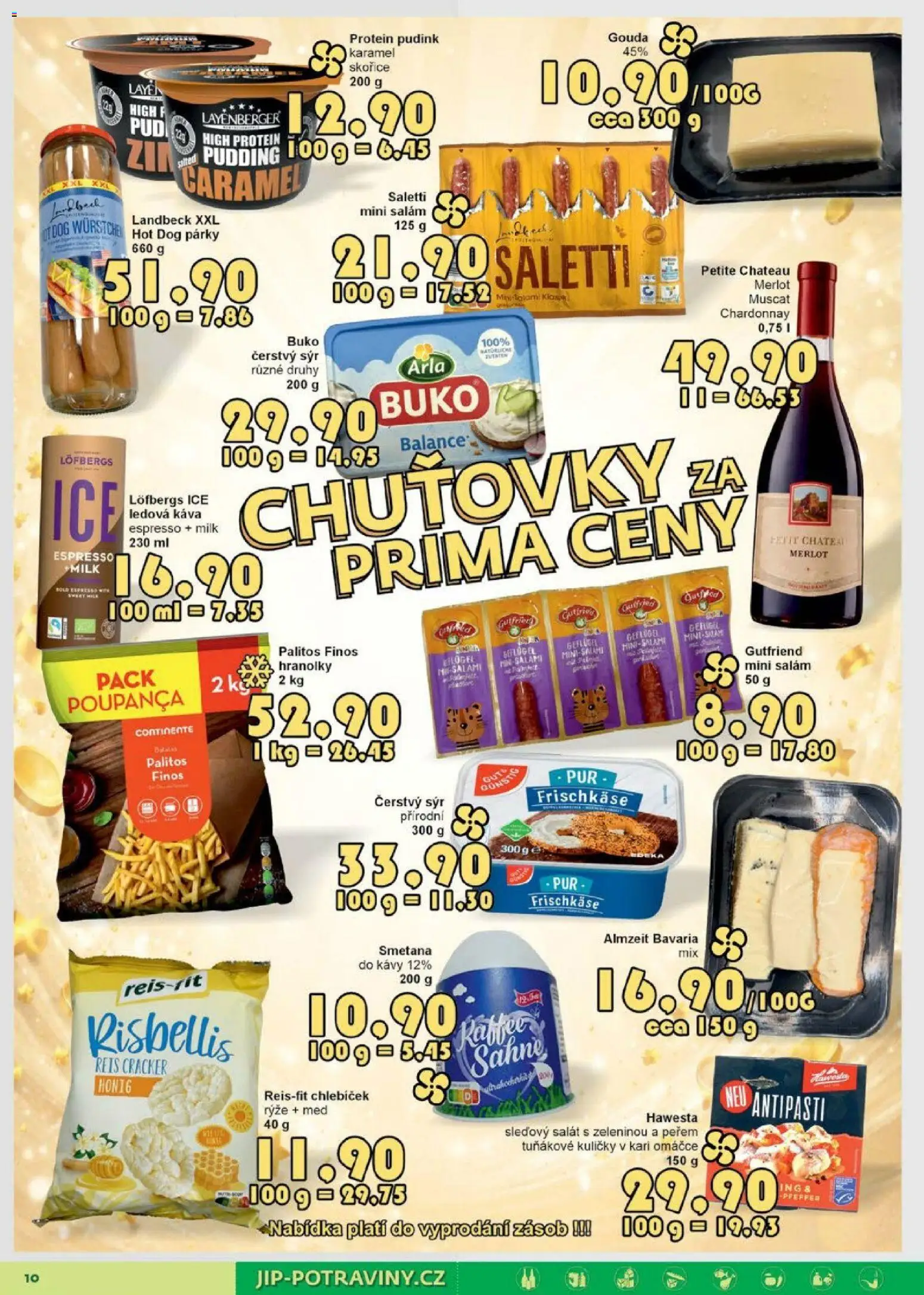 Jip leták od 20.05.2026 | Strana: 10 | Produkty: Gouda, Sýr, Med, Merlot