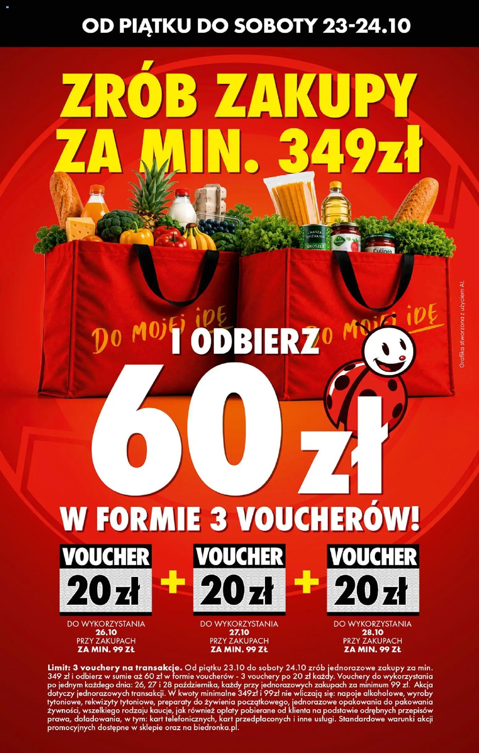 Biedronka Polsko leták - Tani weekend od 23.10.2026 | Strana: 3 | Produkty: Mošt, Nápoje