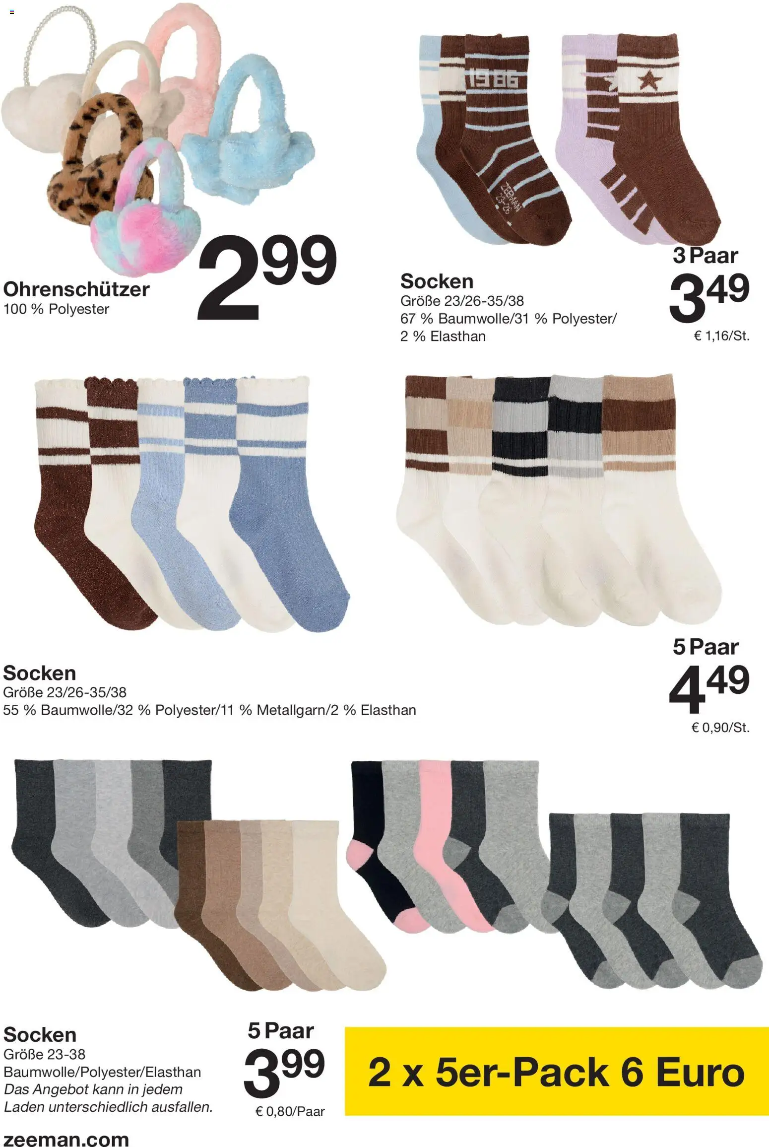Zeeman Prospekt – gültig ab 08.08.2026 | Seite: 16 | Produkte: Socken