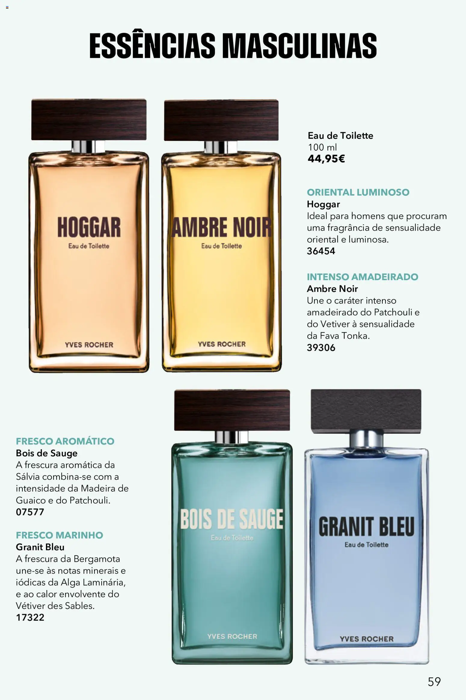 Yves Rocher Catalogo 13 │ válido de 21/10/2026 | Página: 59 | Produtos: Fragrância, Eau de toilette