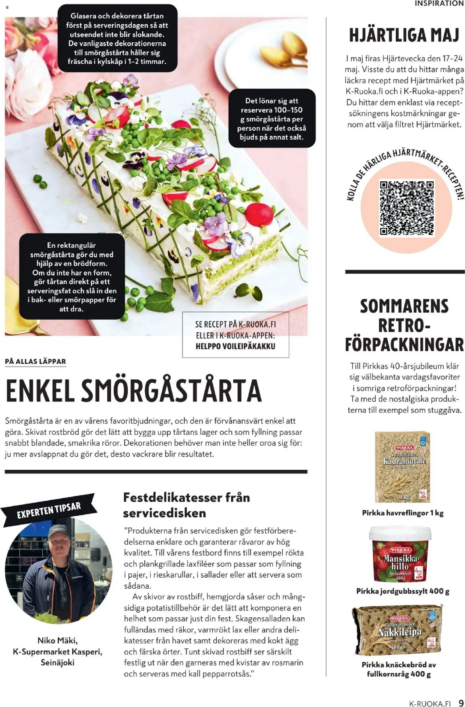 K-Supermarket tarjoukset - K-Mat – voimassa 06.05.2026 alkaen | Sivu: 9 | Tuotteet: Näkkileipä