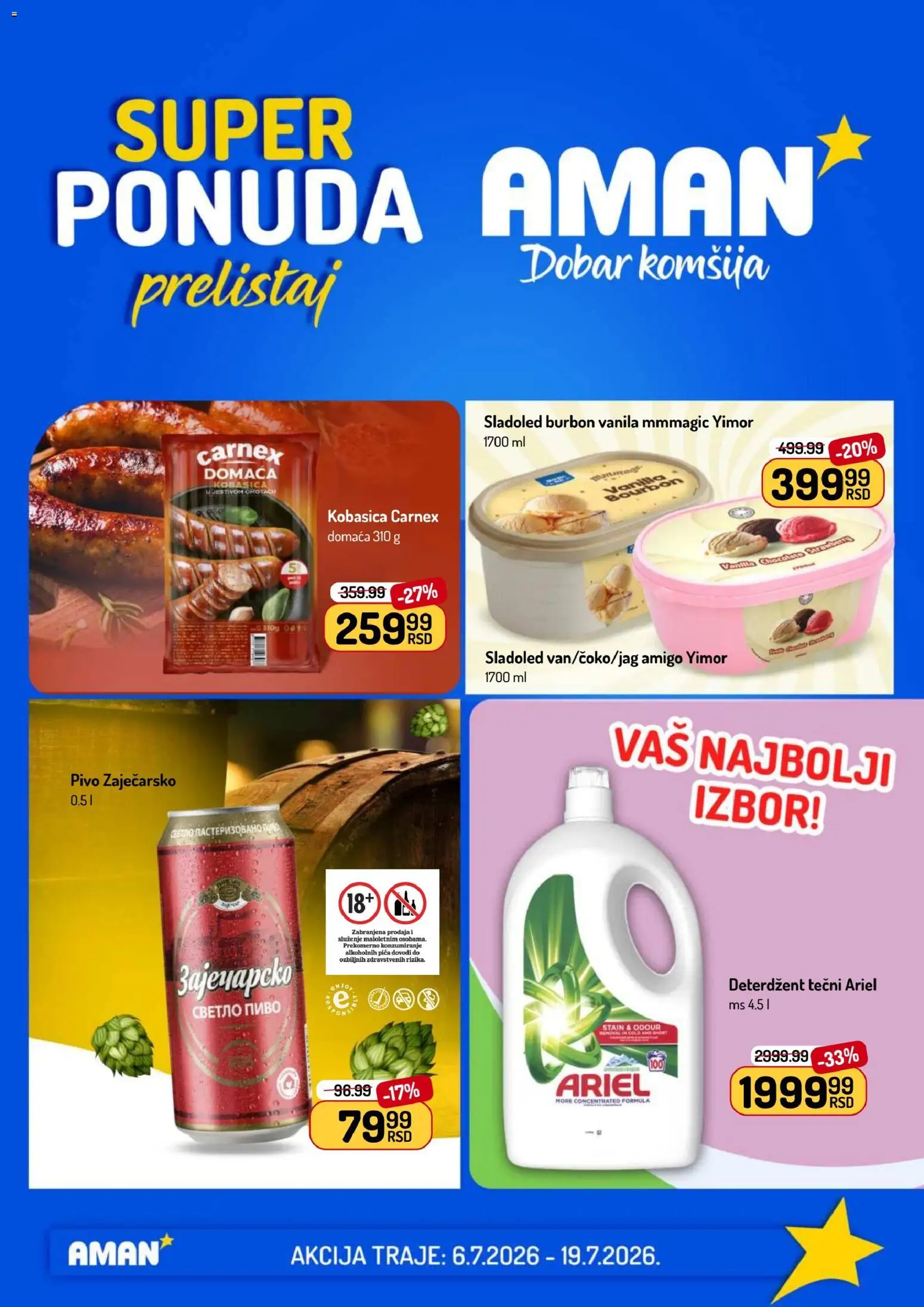 Aman katalog - važi od 06.07.2026 | Strana: 1