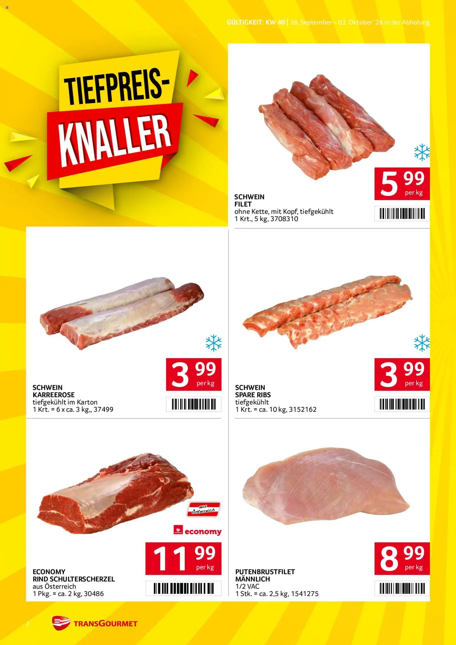 Transgourmet Flugblatt gültig ab 28.09.2026 | Seite: 2