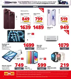 Anteprima del volantino Comet volantino valido a partire dal 08/10/2026 | Pagina: 7 | Prodotti: Macbook air, Iphone, Macbook, Presa