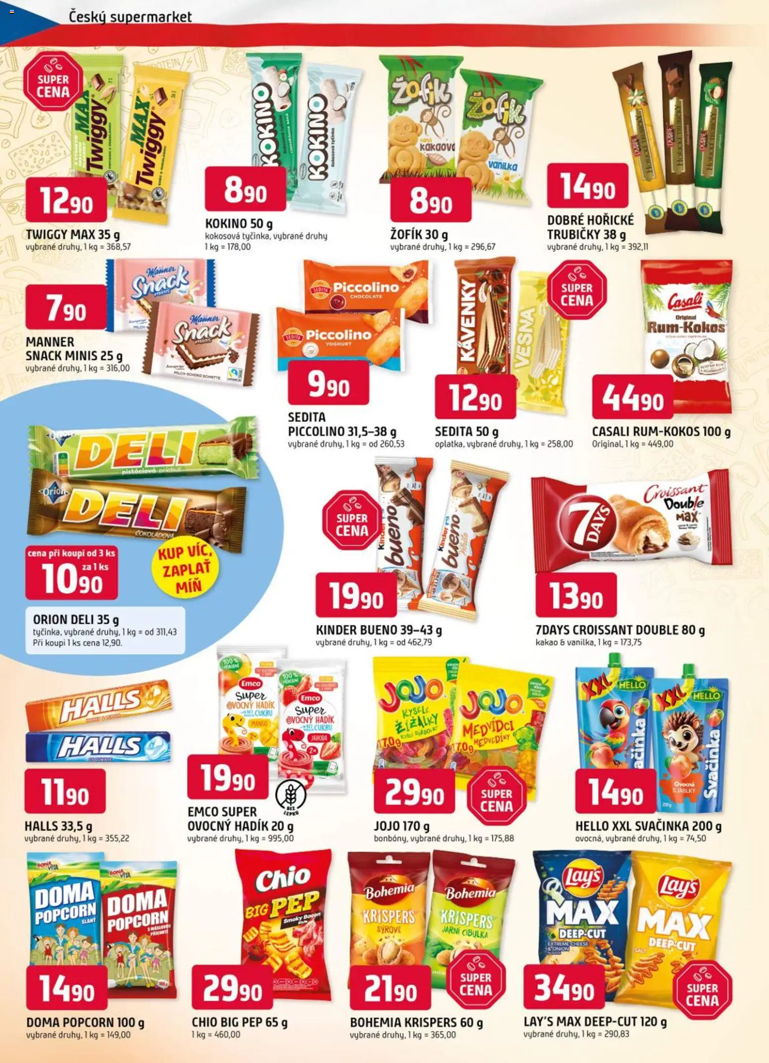 Trefa leták od 13.05.2026 | Strana: 6 | Produkty: Jojo, Popcorn, Kakao, Kinder Bueno