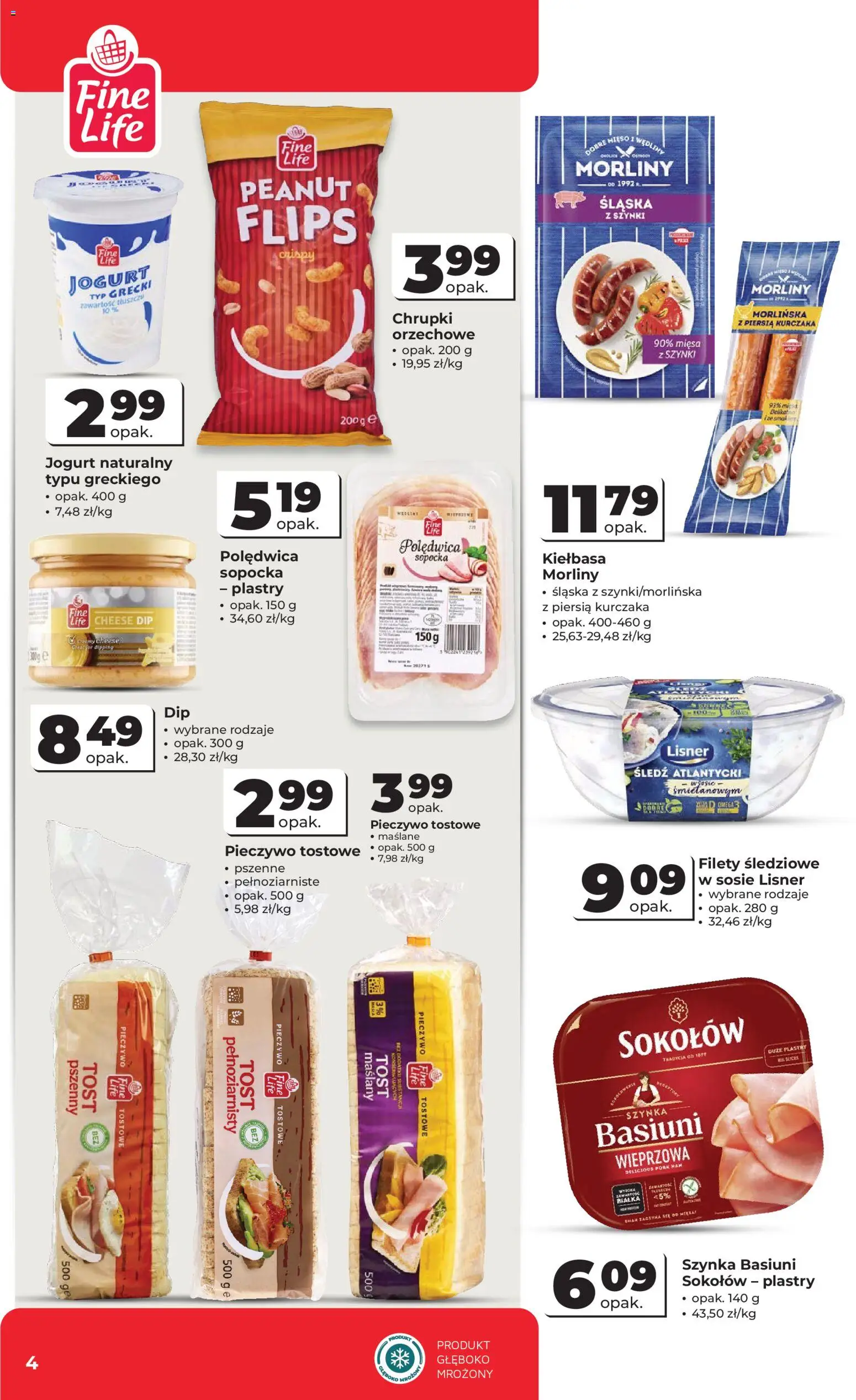 Odido gazetka od 02.09.2026 | Strona: 4 | Produkty: Pieczywo, Chrupki, Polędwica sopocka, Wędliny