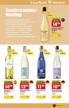 Náhled letáku Biedronka Polsko leták - Czas na toast od 04.05.2026 | Strana: 13 | Produkty: Gewürztraminer, Riesling