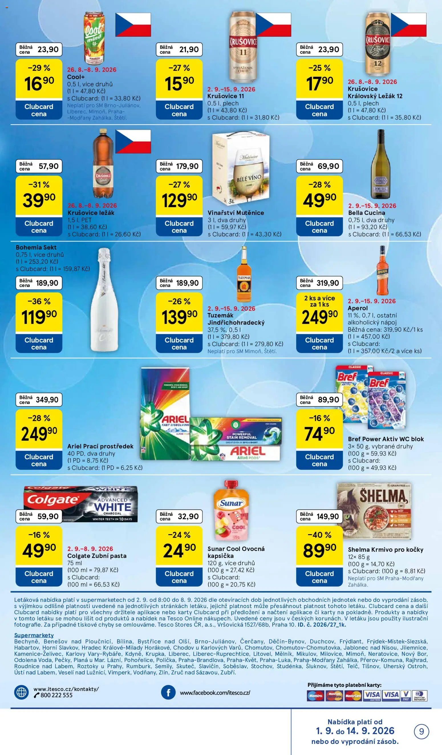 Tesco leták - Supermarket od 02.09.2026 | Strana: 9