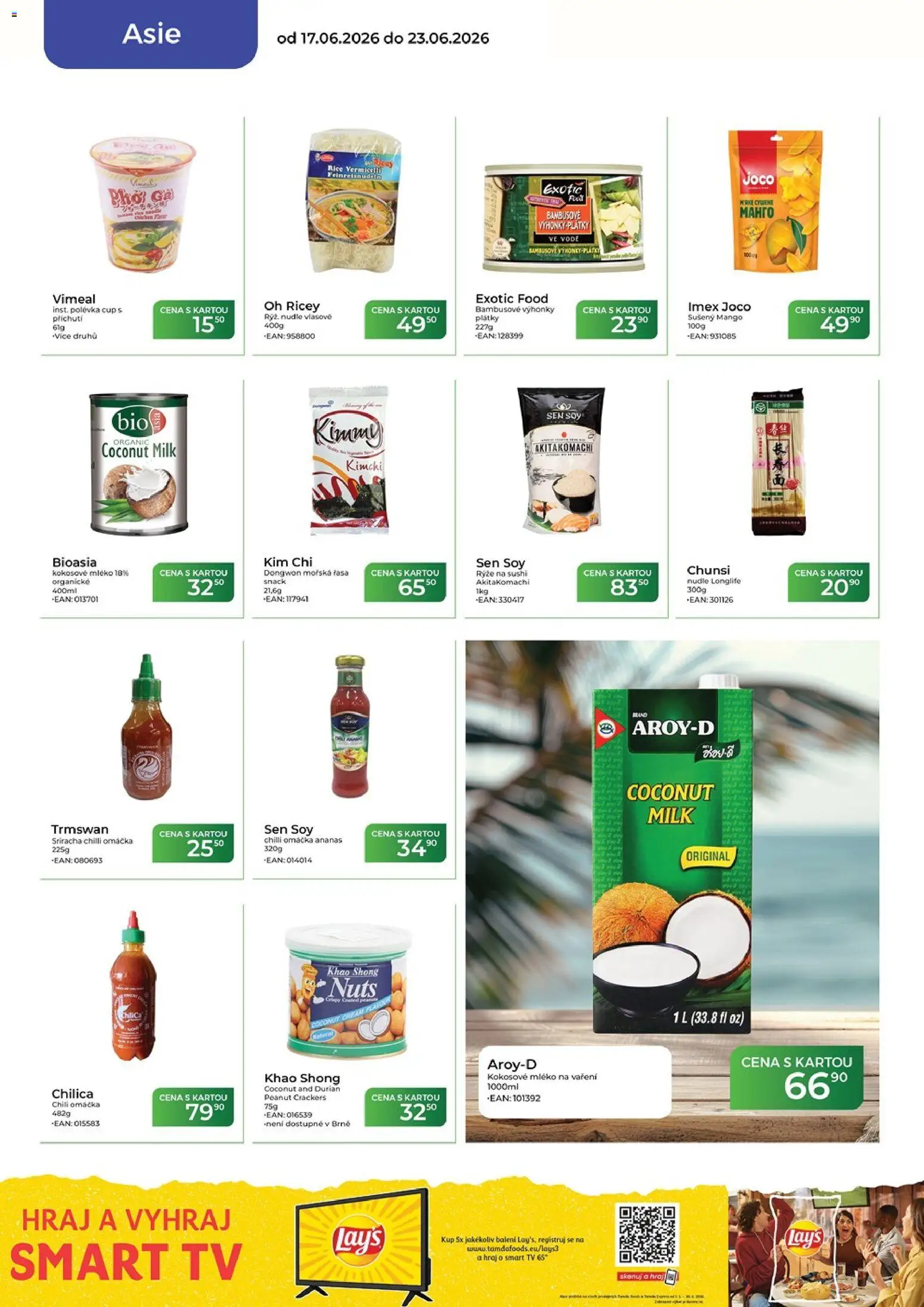 Tamda Foods leták od 17.06.2026 | Strana: 46 | Produkty: Mango, Mléko, Kimchi, Sushi