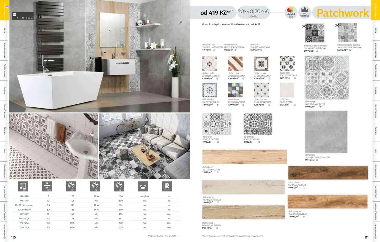 Siko koupelny katalog Koupelny 2025/2026 od 14.10.2025 | Strana: 56 | Produkty: Osvětlení, Dlažba, Wc