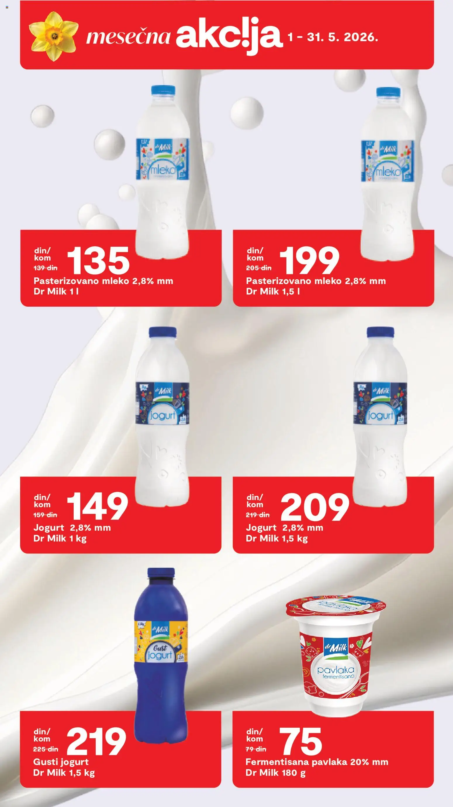 Matijevic katalog - važi od 11.05.2026 | Strana: 16 | Proizvode: Mleko, Jogurt, Pavlaka