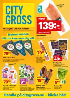 City Gross erbjudanden - Förhandsvisning av reklamblad från butik City Gross aktuell från 29/06/2026