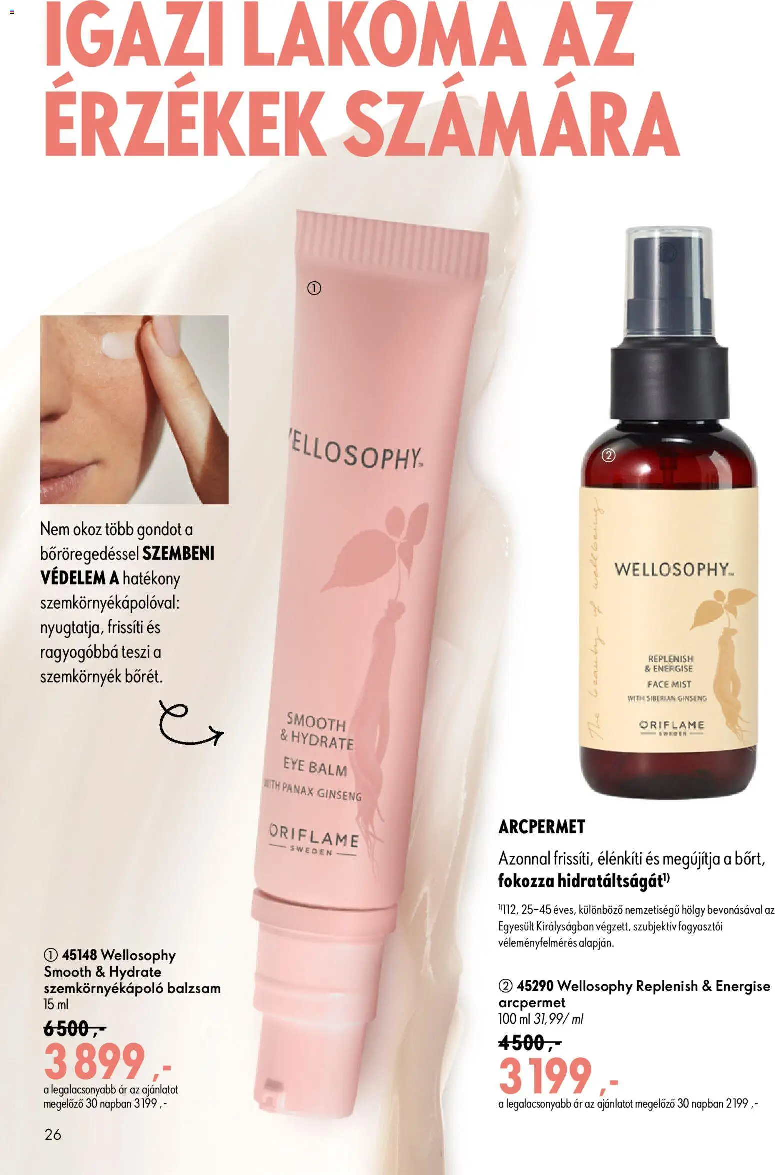 Oriflame akciós ujság - amely érvényes a következő dátumtól: 2026.07.29. | Oldal: 26
