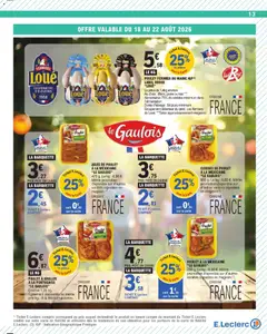 E.Leclerc - Prévisualisation de E.Leclerc catalogue Depenser moins valide à partir de 18/08/2026 | Page: 13 | Produits: Ailes de poulet, Cuisses de poulet, Poulet, Céréales