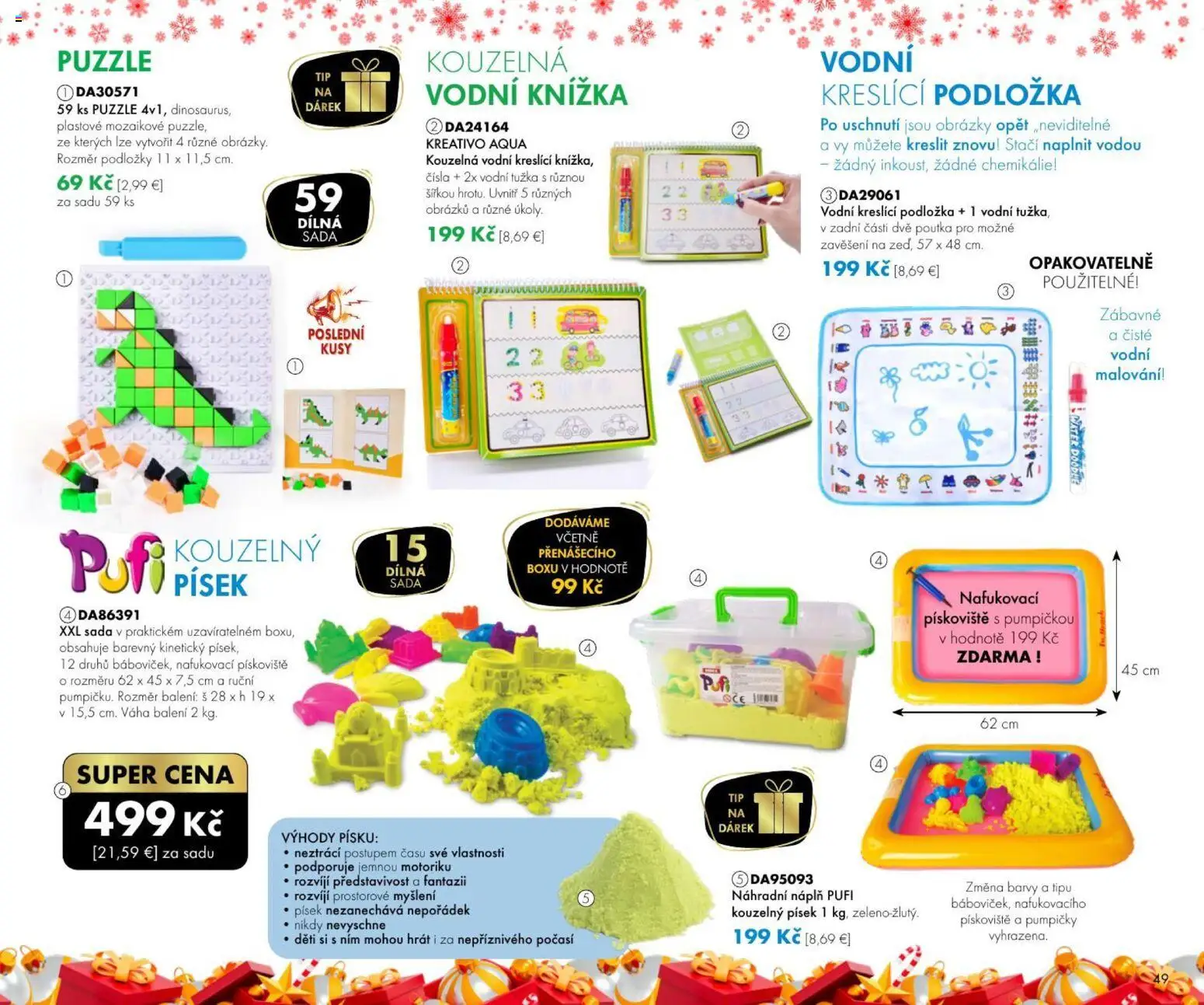 Nové Dedra akcie – leták je platný od 01.10.2026 | Strana: 49 | Produkty: Puzzle, Váha