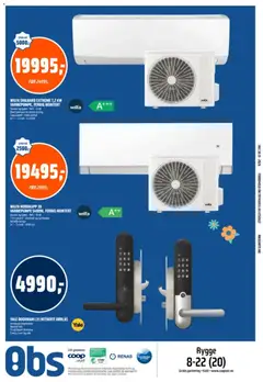 Forhåndsvisning av Coop Obs Bygg i Obs gyldig fra 19/07/2026 | Side: 4 | Produkter: Varmepumpe, Ringeklokke