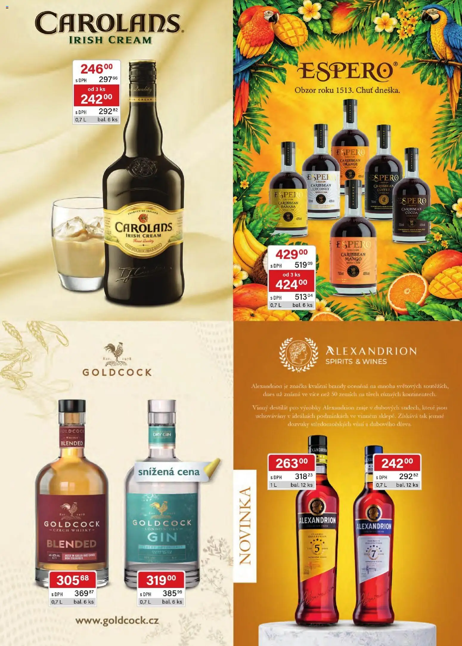 Astur & Qanto leták - Velkoobchod 10/2026 od 01.10.2026 | Strana: 23 | Produkty: Mango, Finest, Gin, Irish cream