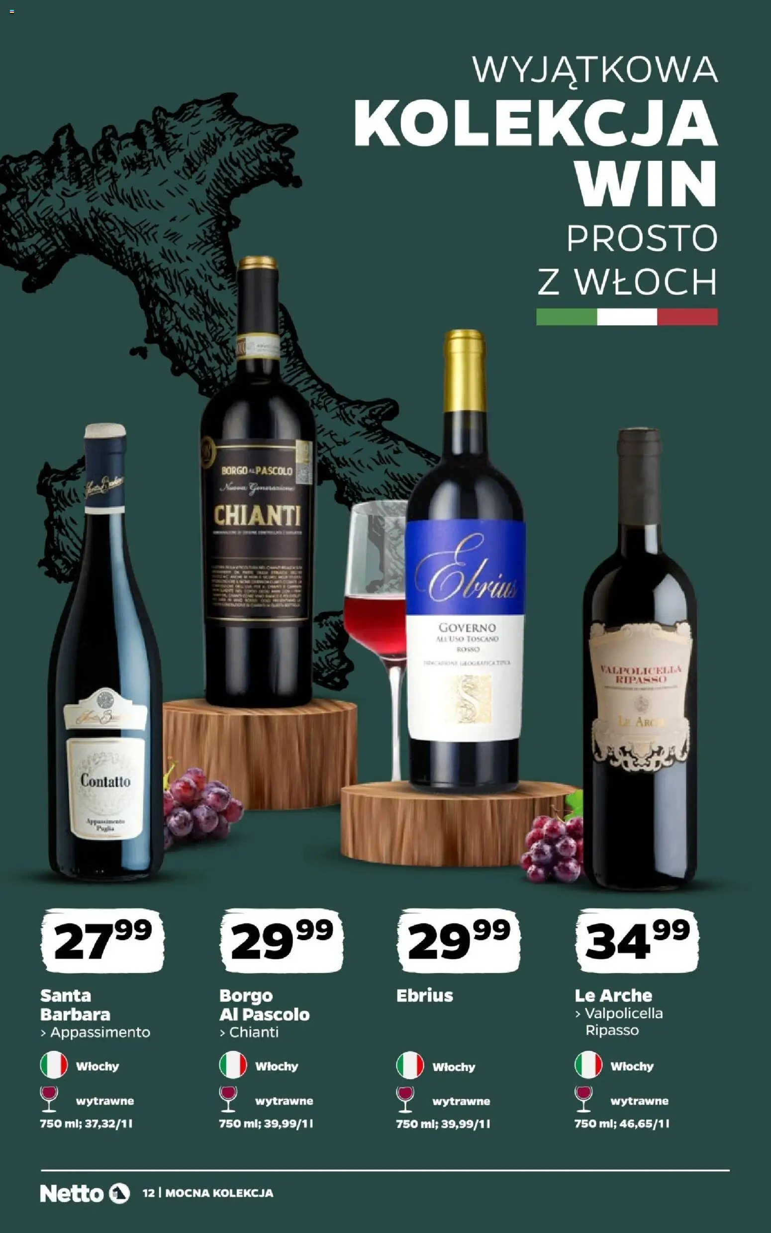 Netto gazetka - Wina od 31.08.2026 | Strona: 12 | Produkty: Chianti