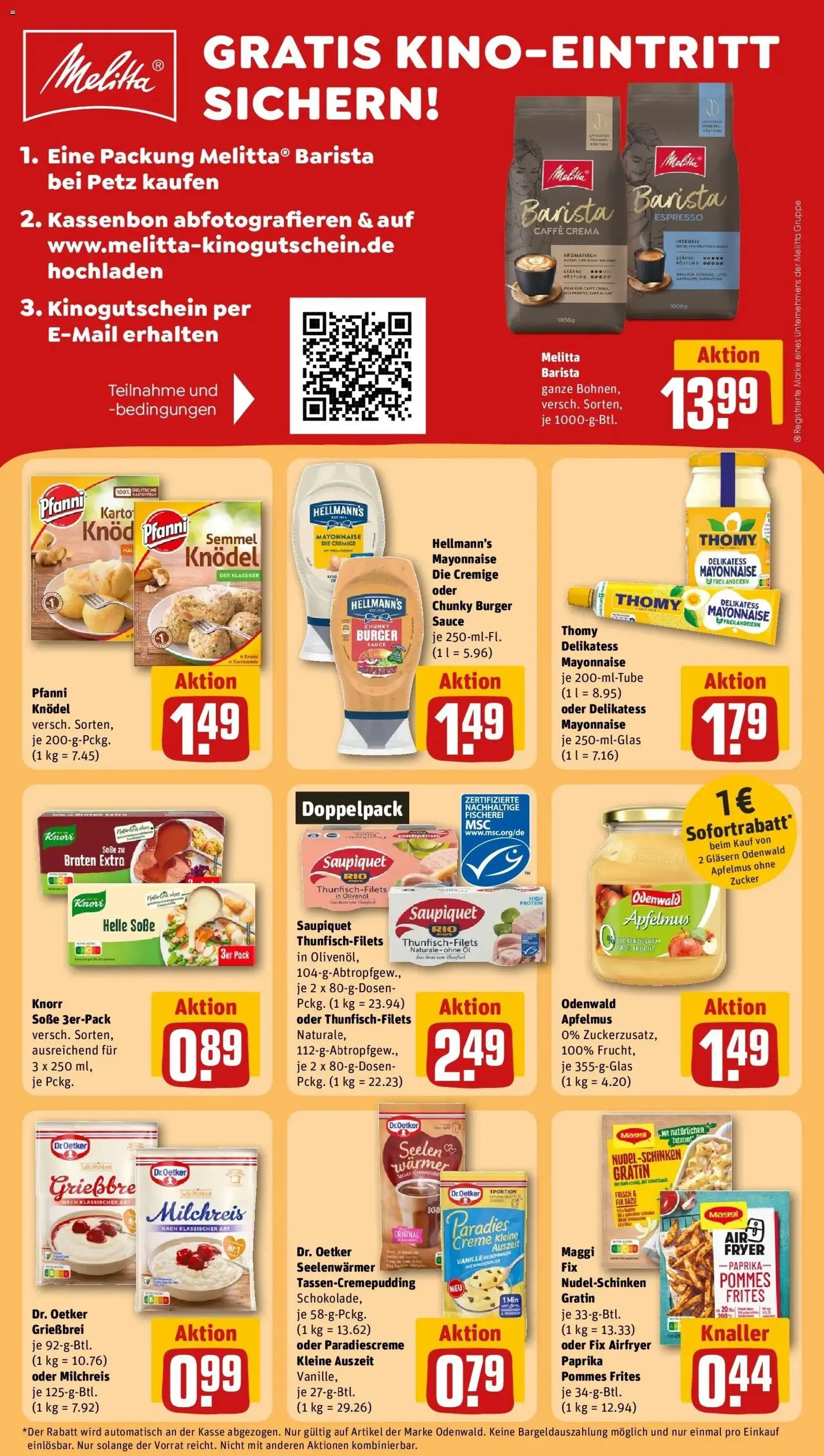 REWE Prospekt ab 21.09.2026 zum Blättern » Angebote | Seite: 26 | Produkte: Burger, Creme, Soße, Apfelmus