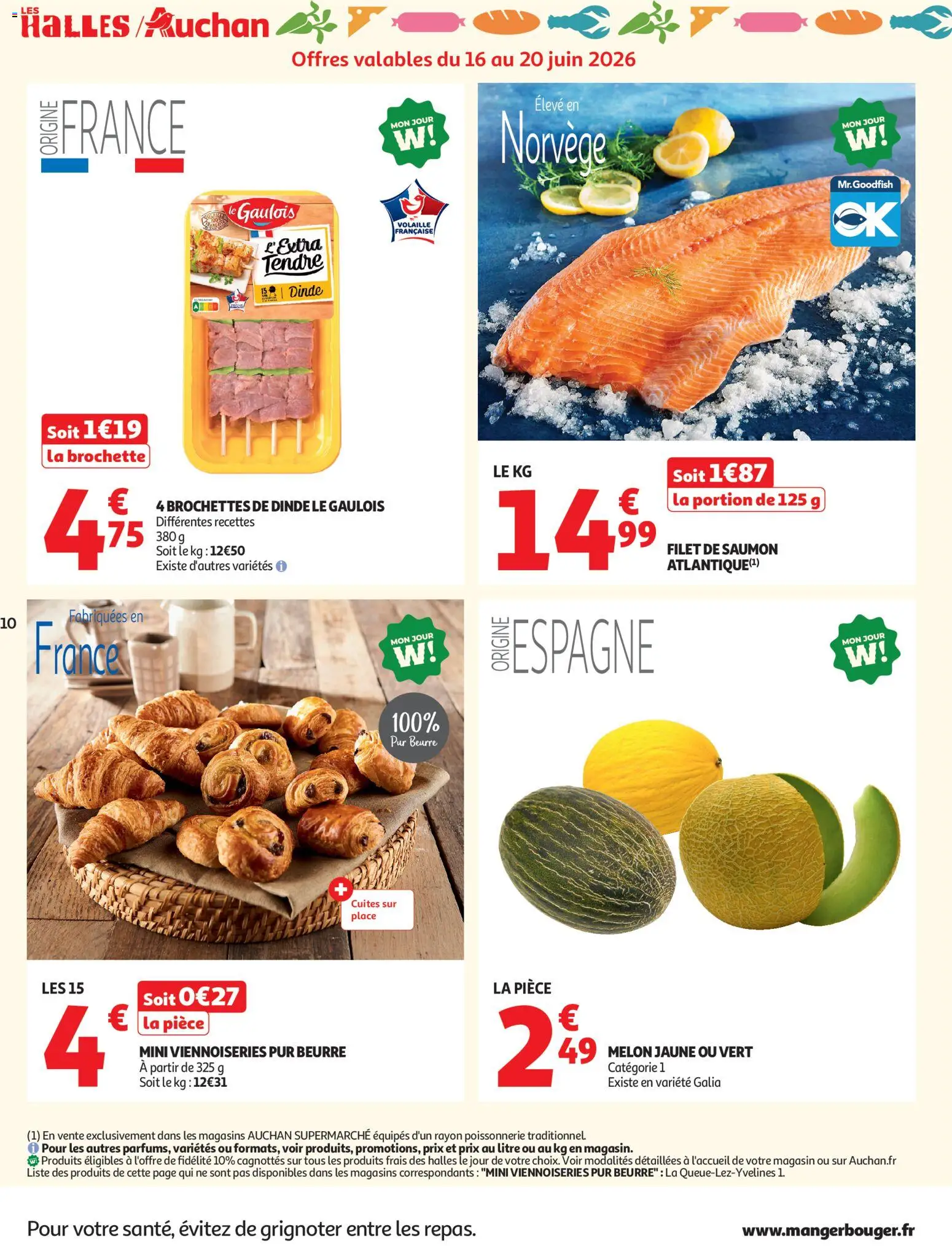 {H1} | Page: 10 | Produits: Volaille, Poissonnerie, Viennoiseries, Beurre