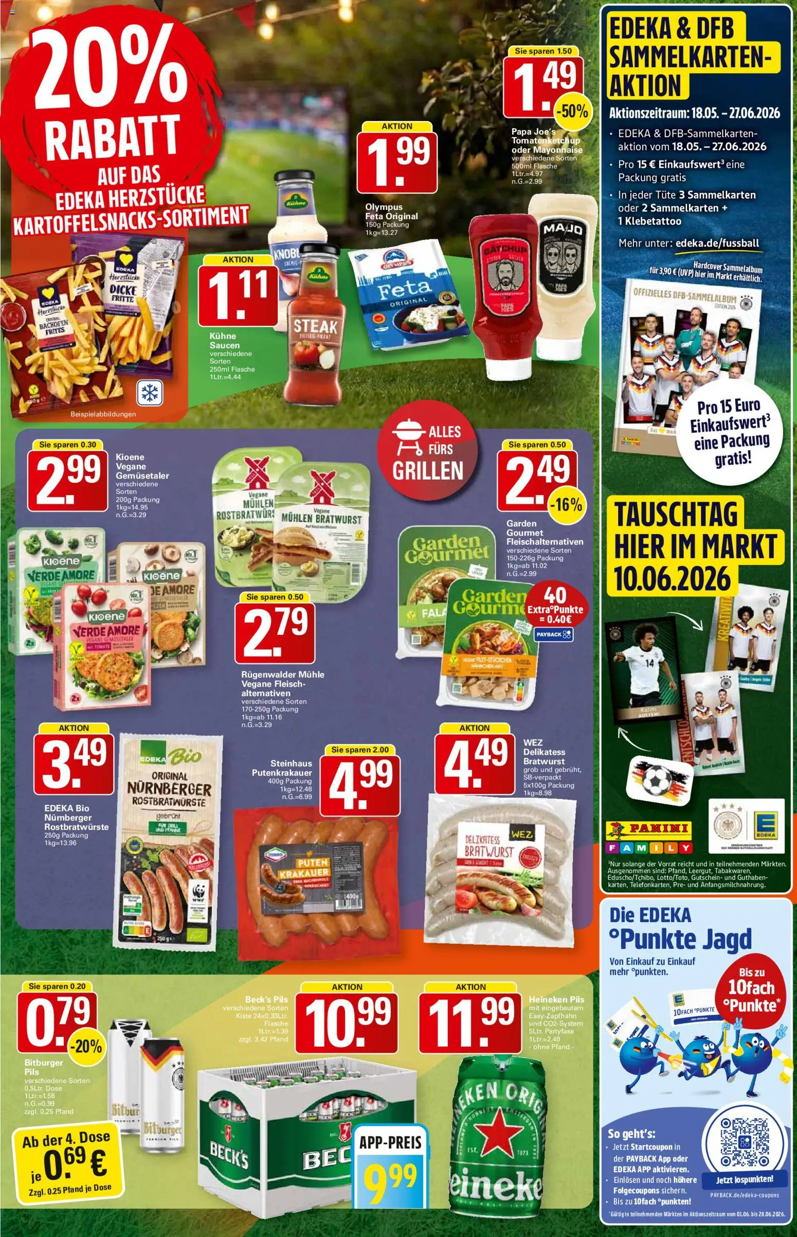 WEZ Prospekt – gültig ab 08.06.2026 | Seite: 5 | Produkte: Bitburger, Bratwurst, Mayonnaise, Backofen