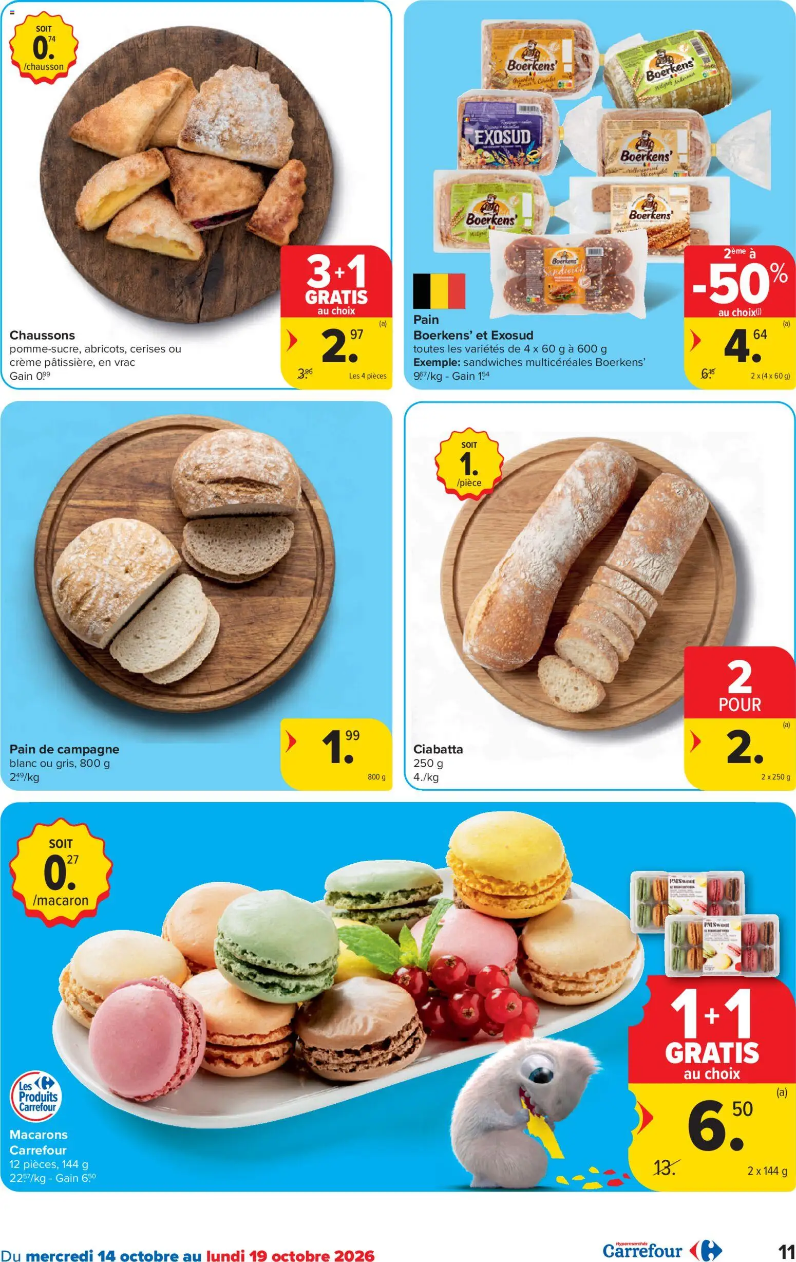 {H1} | Pagina: 11 | Producten: Crème, Macarons