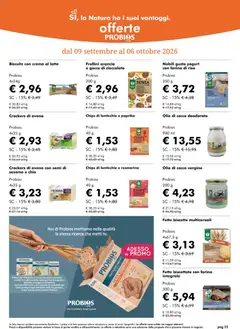Anteprima del volantino Natura Sì volantino valido a partire dal 09/09/2026 | Pagina: 22 | Prodotti: Porta, Farina, Sesamo, Fette biscottate