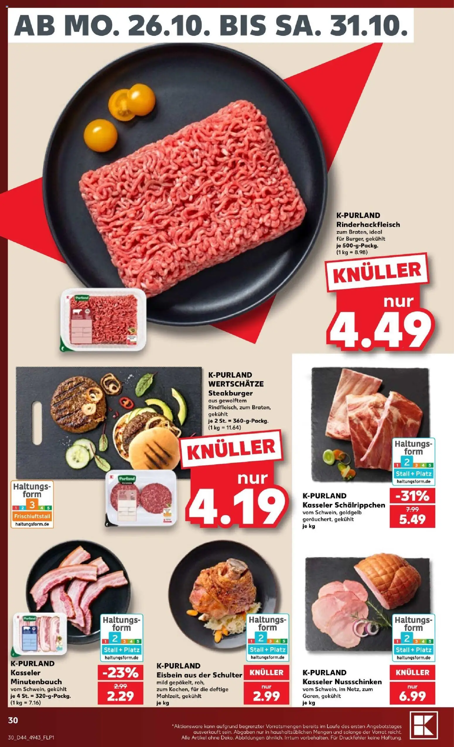Kaufland Prospekt Köln – gültig ab 25.10.2026 | Seite: 30 | Produkte: Schulter