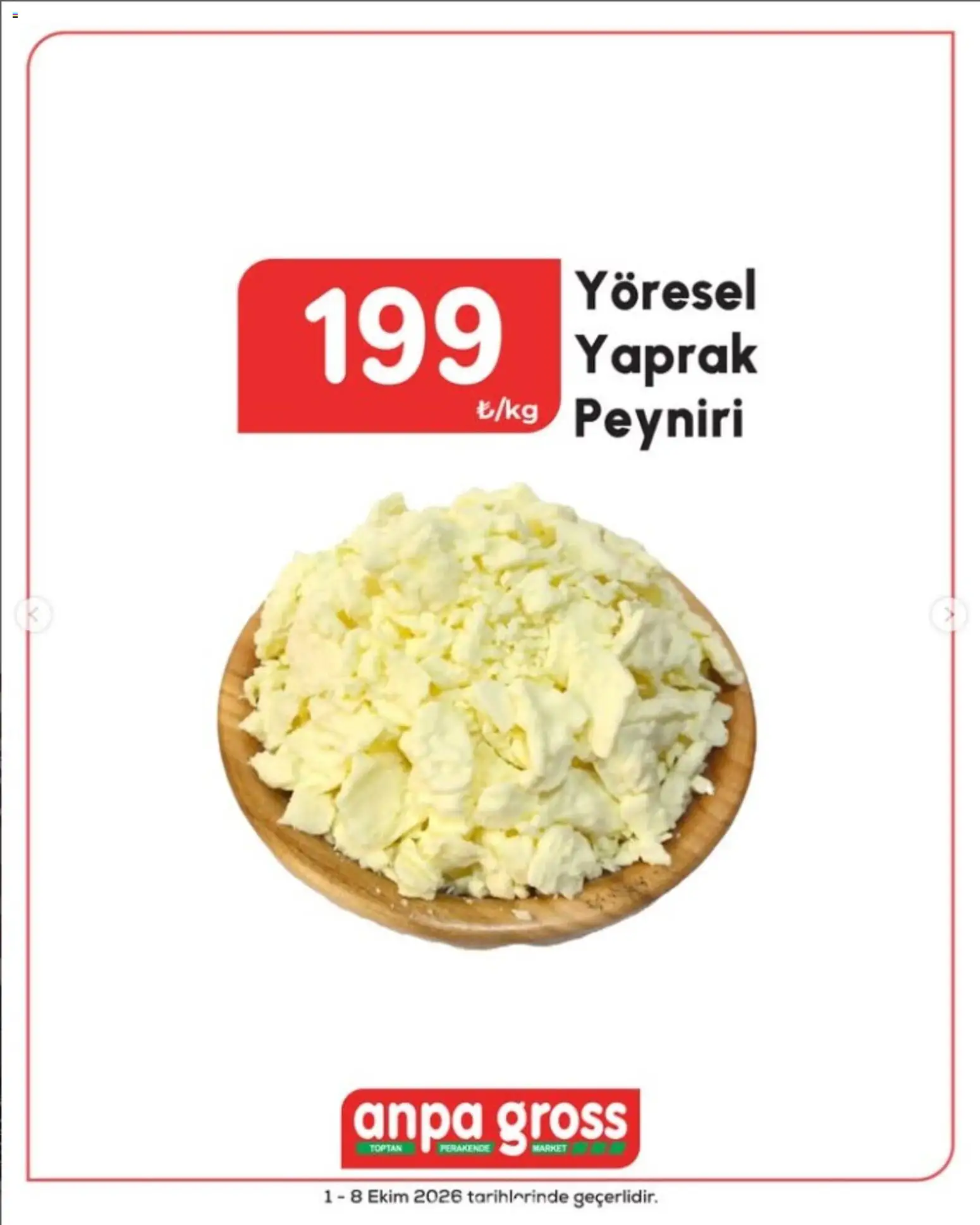 Anpa Gross İndirim - 01 Ekim 2026 tarihinden itibaren geçerlidir | Sayfa: 7