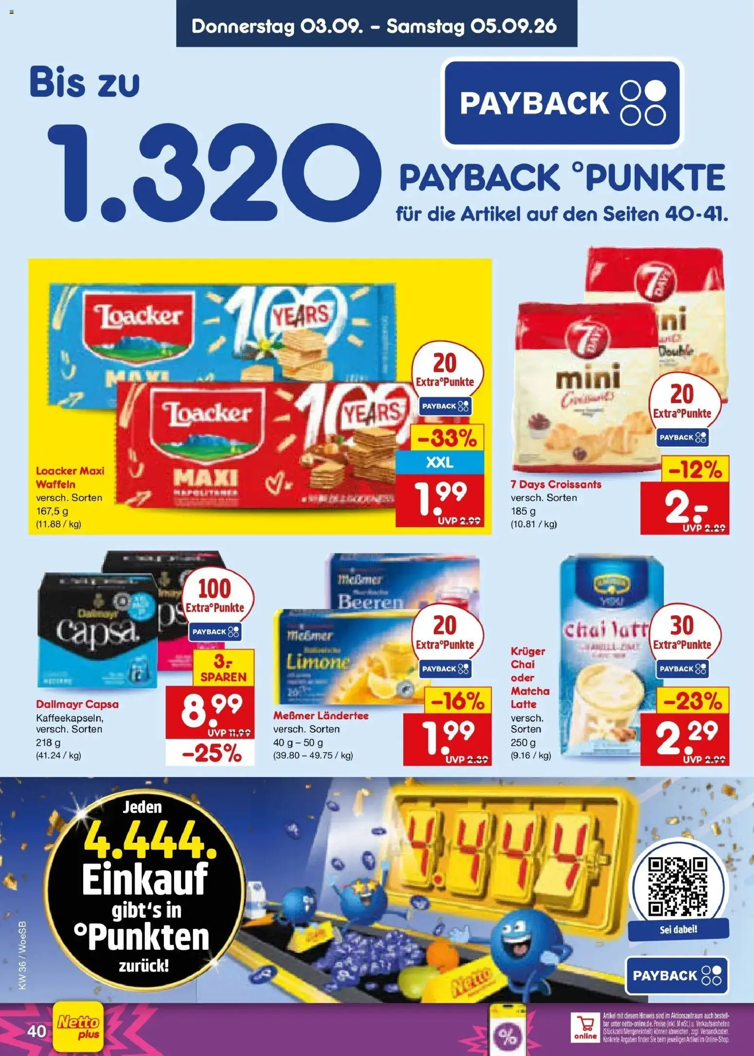 Netto Marken-Discount Prospekt Katzweiler (ab 31.08.2026) » Angebote | Seite: 52 | Produkte: Messmer, Waffeln, Dallmayr, Dallmayr capsa