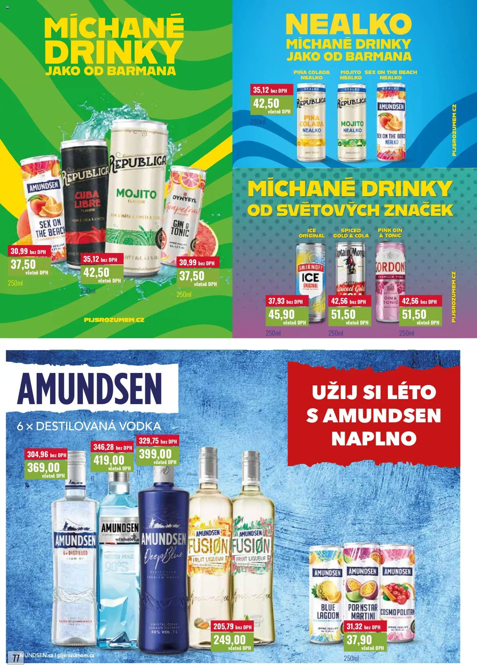 Ratio leták od 01.05.2026 | Strana: 78 | Produkty: Vodka, Piña colada, Republica, Cola