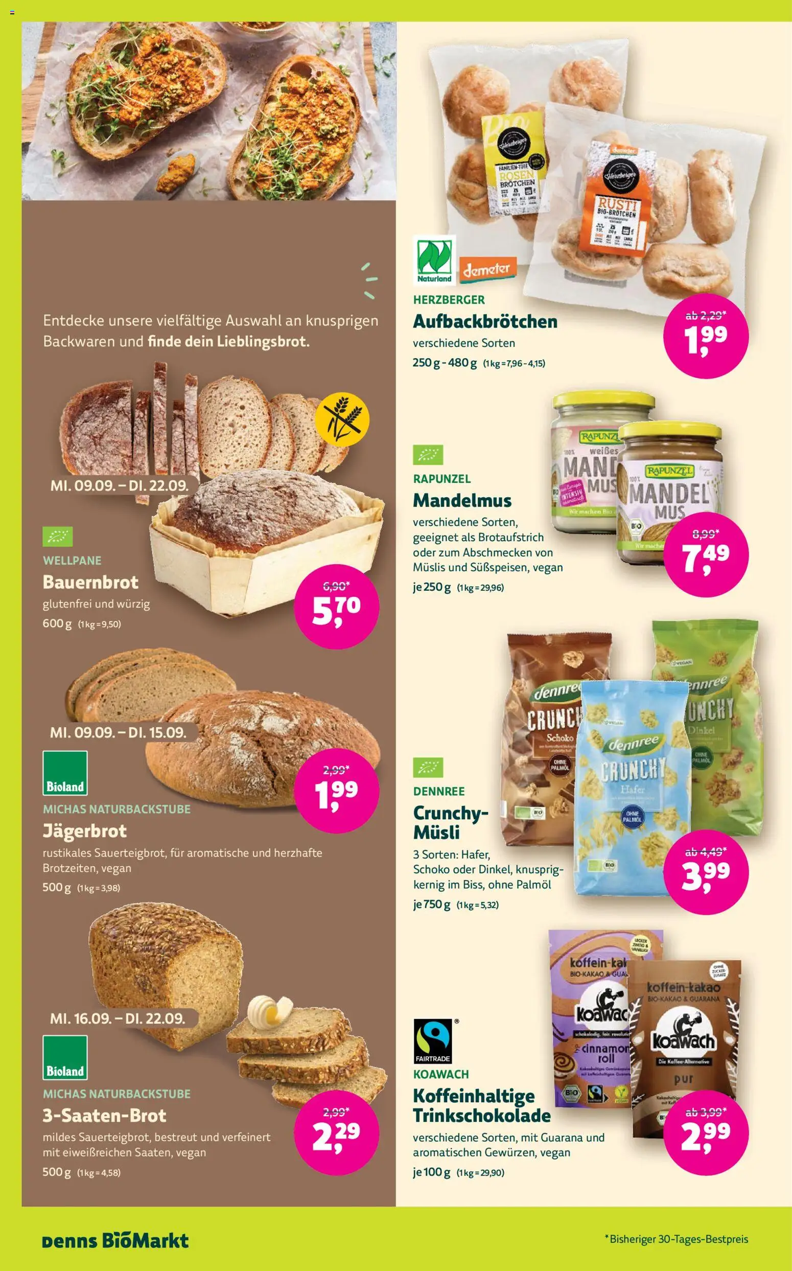 Denns BioMarkt Angebote – gültig ab 09.09.2026 | Seite: 10 | Produkte: Musli