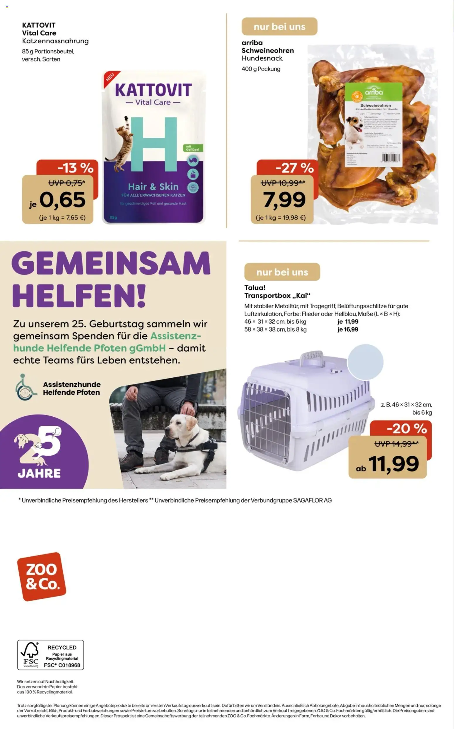Zoo & co Prospekt – gültig ab 27.07.2026 | Seite: 12 | Produkte: Tür