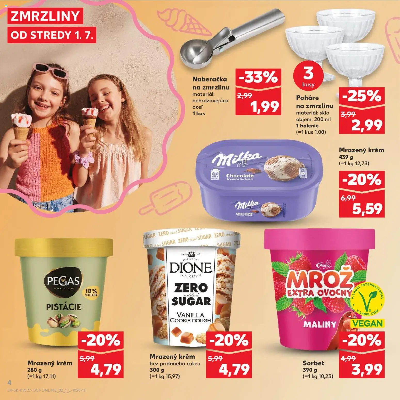 Kaufland SK akciós ujság - amely érvényes a következő dátumtól: 2026.07.01. | Oldal: 4 | Termékek: Vegán