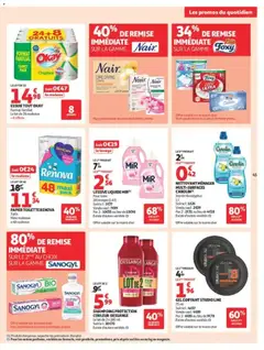 Auchan - Prévisualisation de Auchan catalogue valide à partir de 15/09/2026 | Page: 45 | Produits: Papier toilette, Bain de bouche, Lessive, Papier toilette Renova