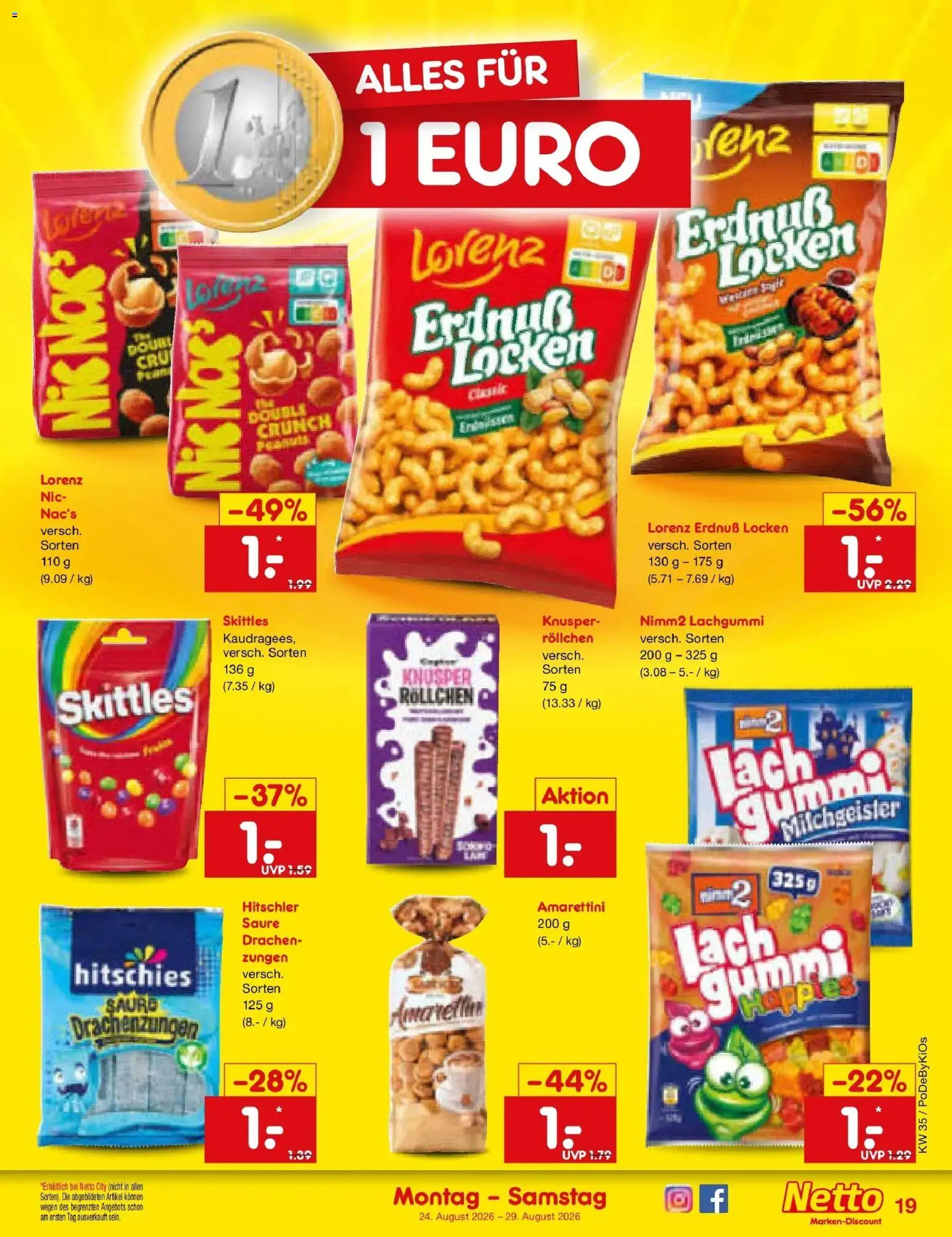 Netto Marken-Discount Prospekt Nürnberg (ab 24.08.2026) » Angebote | Seite: 29